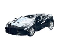 Modelo De Coche De Aleación Fundido A Presión En Metal 1:32 para Bugatti Mistral Decoración(Black)