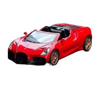 Modelo De Coche De Aleación Fundido A Presión En Metal 1:32 para Bugatti Mistral Decoración(Red)