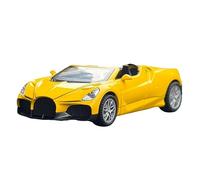 Modelo De Coche De Aleación Fundido A Presión En Metal 1:32 para Bugatti Mistral Decoración(Yellow)