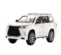 Modelo De Coche De Aleación Fundido A Presión, Escala 1:24, para Lexus LX570 Decoración(White)