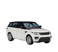 Modelo De Coche De Aleación Fundido A Presión, Modelo De Coche De Metal 1:24 para Land Range Rover Sport(White)