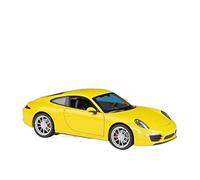 Modelo de Coche de aleación Fundido a presión, Modelo de Coche de Metal 1:24 para Porsche 911 Carrera S Coupé Modelo de Coche estático(Yellow)