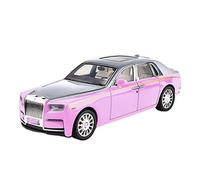 Modelo De Coche De Aleación Fundido A Presión, Modelo De Metal 1:18 para Rolls Royce Phantom(Pink)