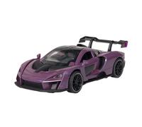 Modelo De Coche De Aleación Fundido A Presión, Modelo De Metal, Escala 1:32 para McLaren Senna Decoración(Purple)