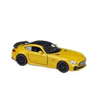 Modelo De Coche De Aleación Fundido A Presión, Vehículo De Metal, Escala 1:36, para Benz AMG GT R(Yellow)