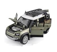 Modelo De Coche De Aleación Land Rover Defender Todoterreno 1:18 Regalo De Metal Simulado(Green)