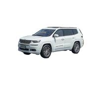Modelo De Coche De Aleación para Jeep Grand Commander SUV 1:18 Modelo De Coche De Metal Fundido A Presión Simulación De Motocicleta Todoterreno Regalo(White)