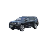 Modelo De Coche De Aleación para Jeep Grand Commander SUV 1:18 Modelo De Coche De Metal Fundido A Presión Simulación De Motocicleta Todoterreno Regalo(Black)