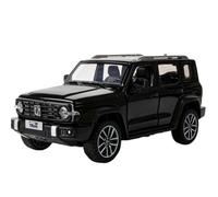 Modelo de Coche de aleación Tank 300 Basic Edition a Escala 1:32, Coche de Juguete de Metal Fundido a presión de Alta simulación con Efectos de Sonido y luz.(Black)