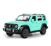 Modelo de Coche de aleación Tank 300 Basic Edition a Escala 1:32, Coche de Juguete de Metal Fundido a presión de Alta simulación con Efectos de Sonido y luz.(Green)