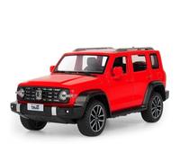 Modelo de Coche de aleación Tank 300 Basic Edition a Escala 1:32, Coche de Juguete de Metal Fundido a presión de Alta simulación con Efectos de Sonido y luz.(Red)