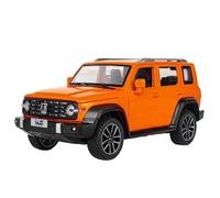 Modelo de Coche de aleación Tank 300 Basic Edition a Escala 1:32, Coche de Juguete de Metal Fundido a presión de Alta simulación con Efectos de Sonido y luz.(Orange)