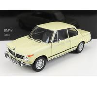 MODELO DE COCHE DE ÉPOCA ESTÁTICA BMW 2002 TII 1972 CREMA MODELISMO ESCALA...