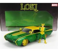 Jada Toys Marvel LokiFord Thunderbird 1:24 Muscle Car - Figura Decorativa