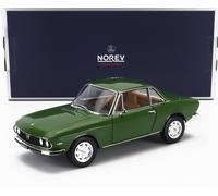 MODELO DE COCHE DE ÉPOCA ESTÁTICA NOREV LANZA FULVIA 3 SERIES 1975 VERDE ESCA...