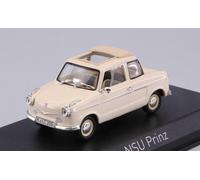 MODELO DE COCHE DE ÉPOCA ESTÁTICA NOREV NSU PRINZ 1959 BEIGE MODELISMO ESCALA...