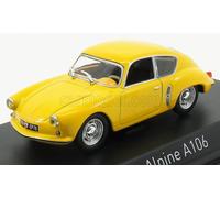 MODELO DE COCHE DE ÉPOCA ESTÁTICA NOREV RENAULT ALPINE A106 1956 AMARILLO ESC...