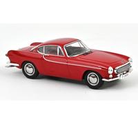 MODELO DE COCHE DE ÉPOCA ESTÁTICA NOREV VOLVO P1800 1961 ROJO MODELISMO ESCAL...