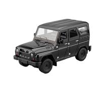 Modelo de Coche de exhibición 1/18 for Hunter SUV Modelo de Coche de aleación de Metal Fundido a presión vehículo Todoterreno Recuerdo Ideal para decoración(Black)