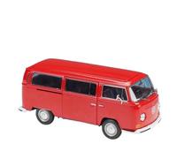 Modelo de Coche de exhibición Colección de Coches de Viaje de Metal Fundido a presión Modelo T2 City Bus de 1973 a Escala 1:24 Ideal para decoración(Red)