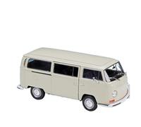 Modelo de Coche de exhibición Colección de Coches de Viaje de Metal Fundido a presión Modelo T2 City Bus de 1973 a Escala 1:24 Ideal para decoración(Beige)