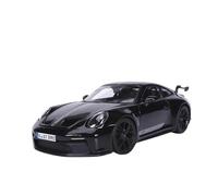Modelo De Coche De Fundición A Presión De Aleación Estática Porsche 911 GT3 2022 Escala 1:18 Regalo Navideño Simulación Decorativa(Black)