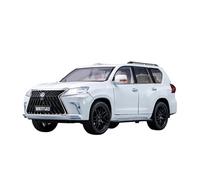 Modelo De Coche De Metal para Lexus LX570 SUV 1:18 Decoración De Moda para El Hogar Regalo De Cumpleaños(White)