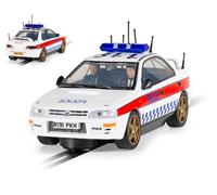 MODELO DE COCHE DE RANURA SCALEXTRIC IMPREZA WRX POLICE EDITION ESCALA 1:32