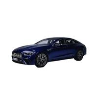 Modelo De Coche De Resina Fundido A Presión para Mercedes Benz GT63S 4Matic 2021 Escala 1/18 Recuerdo Coleccionable(Blue)