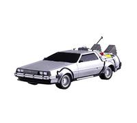 Modelo de Coche Delorean Kit de Montaje de Regreso AL Futuro Parte 1 Escala 1/43 10cm AOSHIMA Original
