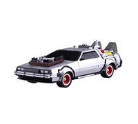 Modelo de Coche Delorean Kit de Montaje de Regreso AL Futuro Parte 3 Escala 1/43 10cm AOSHIMA Original