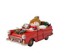 Modelo De Coche Deportivo Clásico De Hierro Forjado Adorno para La Decoración del Salón(Red A)