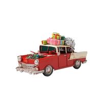 Modelo De Coche Deportivo Clásico De Hierro Forjado Adorno para La Decoración del Salón(Red B)