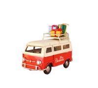 Modelo De Coche Deportivo Clásico De Hierro Forjado Adorno para La Decoración del Salón(Red C)