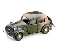 MODELO DE COCHE ÉPOCA ESTÁTICA BRUMM FIAT 1100 FUERZAS ARMADAS 1937-39...