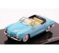 MODELLINO Scala Compatible con VW Karmann GHIA 1955 Azul Claro 1:43 IXO MODELO CLC563