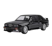 Modelo de Coche Escala 1:24 For BMW M3 1988 Street Car Diecast Alloy Metal Model Car Collection Adornos Decorativos Coche de colección de Metal(Black with Box)