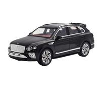 Modelo de Coche Escala 1:24 For El Modelo De Coche De Aleación Bentley Bentayga Fundido A Presión con Sonido Y Adornos Decorativos For El Vehículo. Coche de colección de Metal(Black-with Box)