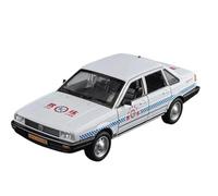 Modelo de Coche Escala 1:24 For El Modelo De Coche Volkswagen Santana con Sonido Y Luz, Coche De Policía, Modelo De Aleación De Fundición A Presión Coche de colección de Metal(Coach Car)