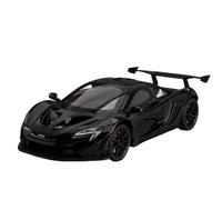 Modelo de Coche Escala 1:24 For El Modelo En Miniatura del Coche Deportivo McLaren MCL P1 De Aleación Fundida A Presión con Sonido Y Luz De Retroceso. Coche de colección de Metal(Black)