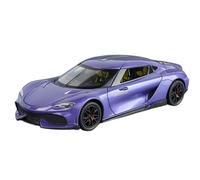 Modelo de Coche Escala 1:24 For El Superdeportivo Koenigsegg Gemera GT Modelo Aleación Fundida A Presión Colección Pasatiempo Decoración Pull Back Coche de colección de Metal(Purple Box)