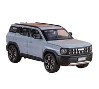 Modelo de Coche Escala 1:24 For Great Wall Motors POER Modelo Haval X-Dog Aleación De Fundición A Presión Coche Sonido Y Luz Vehículo De Retroceso Coche de colección de Metal(Haval Titanium)