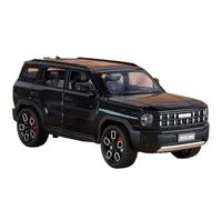 Modelo de Coche Escala 1:24 For Great Wall Motors POER Modelo Haval X-Dog Aleación De Fundición A Presión Coche Sonido Y Luz Vehículo De Retroceso Coche de colección de Metal(Haval Black)