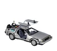 Modelo de Coche Escala 1:24 For La Máquina del Tiempo De Regreso Al Futuro DMC-12 Delorean Modelo Coche Aleación Fundida A Presión Colección Metal Coche de colección de Metal(2 with Box)