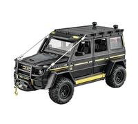 Modelo de Coche Escala 1:24 For Modelo Automóvil Fundición Presión Aleación Mercedes-Benz G550 4X4 Versión Expedición Modelo Vehículo Todoterreno SUV Coche de colección de Metal(Black)