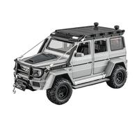 Modelo de Coche Escala 1:24 For Modelo Automóvil Fundición Presión Aleación Mercedes-Benz G550 4X4 Versión Expedición Modelo Vehículo Todoterreno SUV Coche de colección de Metal(Titanium)