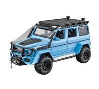 Modelo de Coche Escala 1:24 For Modelo Automóvil Fundición Presión Aleación Mercedes-Benz G550 4X4 Versión Expedición Modelo Vehículo Todoterreno SUV Coche de colección de Metal(Blue)