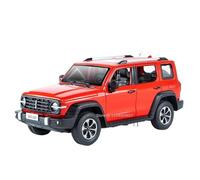 Modelo de Coche Escala 1:24 For Tanque 500/300 Modelo Miniatura Coche Aleación Fundida A Presión Vehículo Todoterreno con Sonido Y Luz Pull Back Coche de colección de Metal(Tank 300 Red)