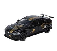Modelo de Coche Escala 1:32 For El Modelo Jaguar-Project8, Vehículo De Fundición A Presión De Alta Simulación con Sonido Y Luz De Retroceso. Coche de colección de Metal(Black-no Box)