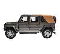 Modelo de Coche Escala 1:32 For G65 G650 SUV Modelo Coche Aleación Fundición Presión Simulación Metal Todoterreno Modelo Colección Sonido Adornos Coche de colección de Metal(Grey)